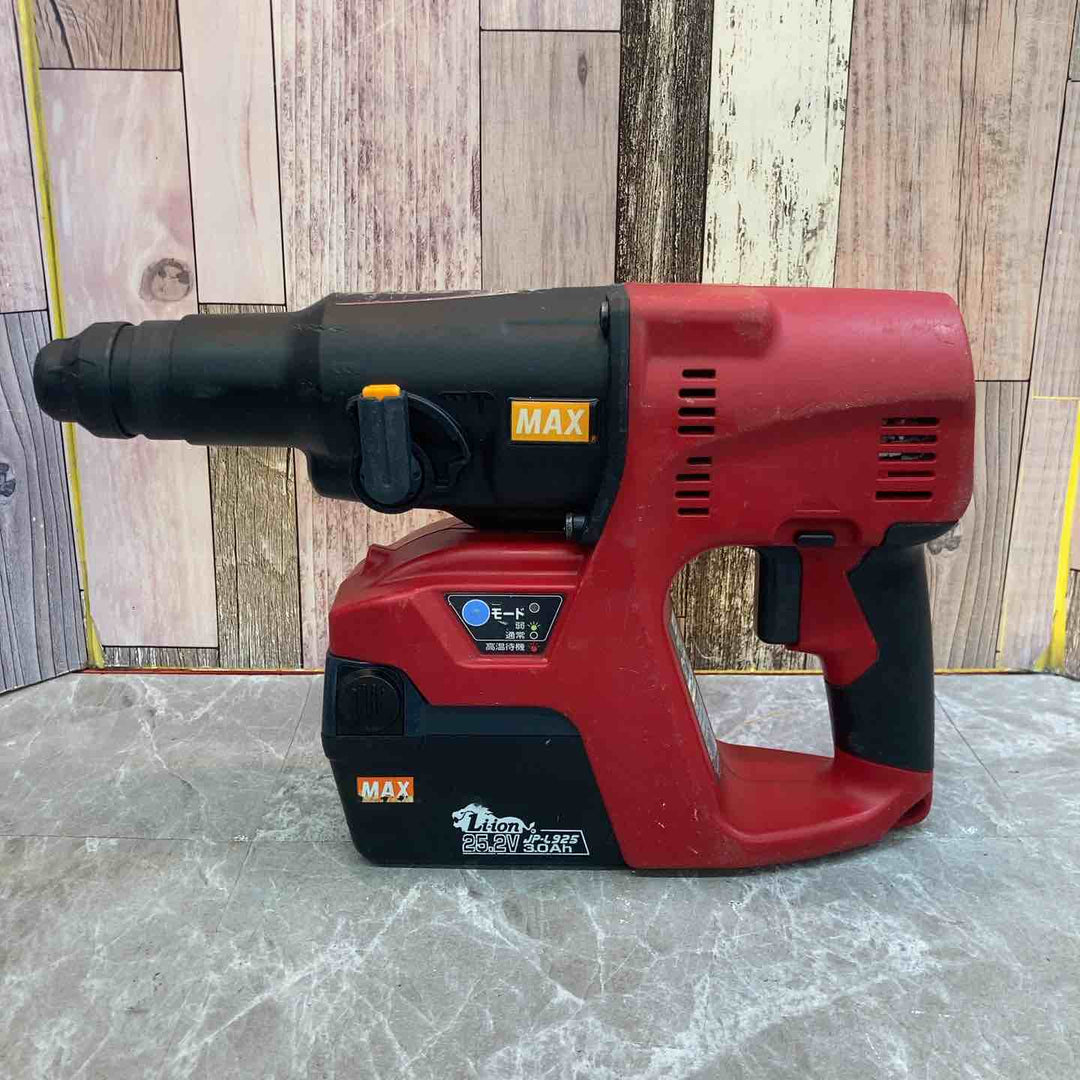 【中古品】◇マックス MAX  コードレスハンマドリル PJ-R265-B2C バッテリー2個付【八潮店】