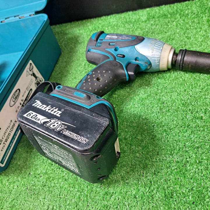 マキタ(makita) 18V コードレスインパクトレンチ TW251DRFX　6.0Ahバッテリー1個付き