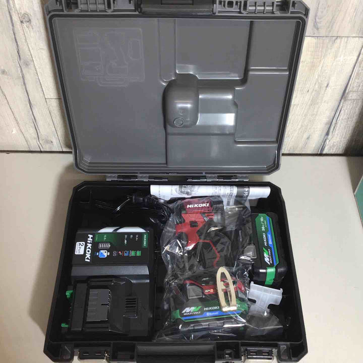 ★ハイコーキ(HIKOKI ※旧:日立工機) コードレスインパクトドライバ スコーピオンレッド WH36DD(2XHRSZ)【戸田店】