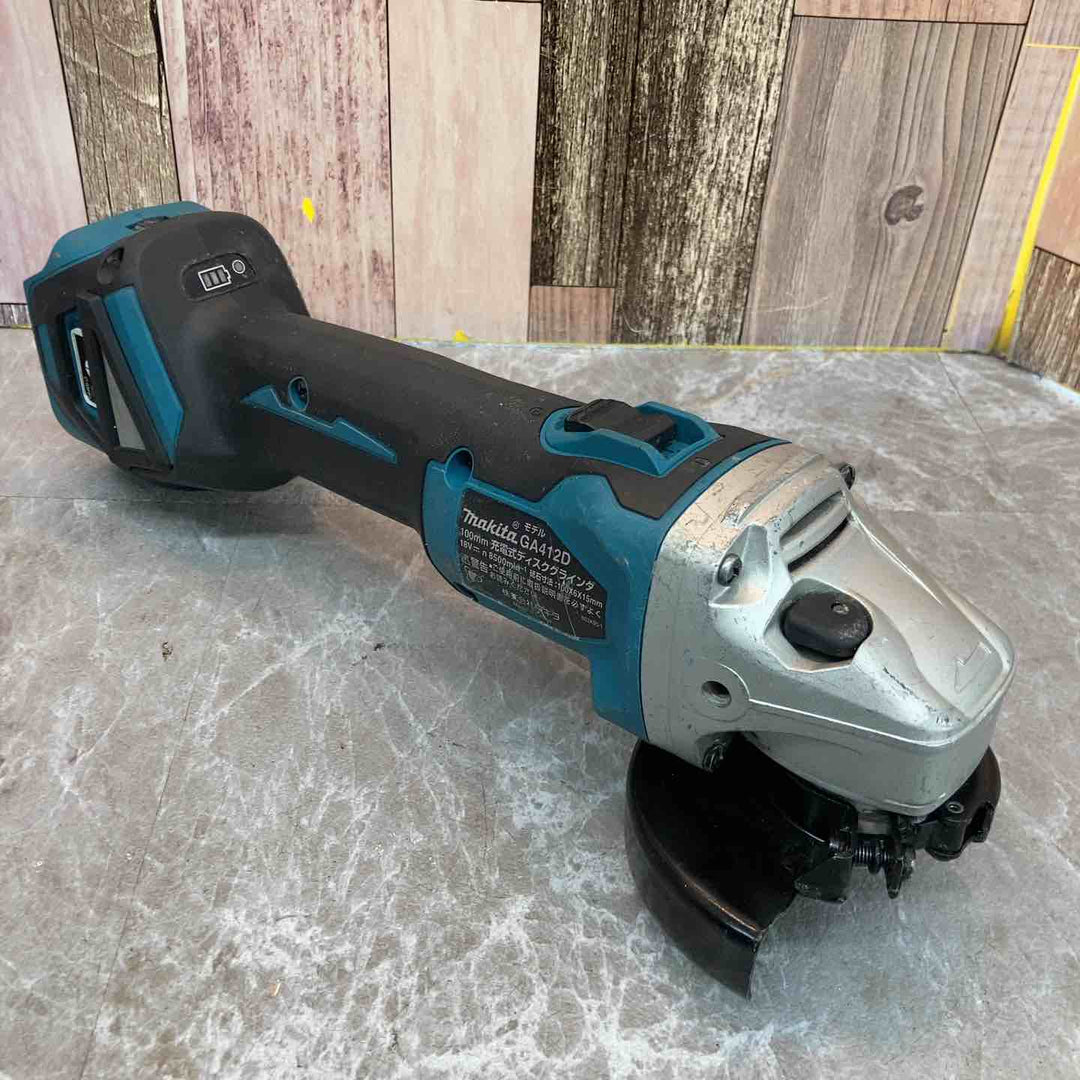 ★マキタ(makita) 100mmコードレスディスクグラインダ GA412DZ【川崎店】