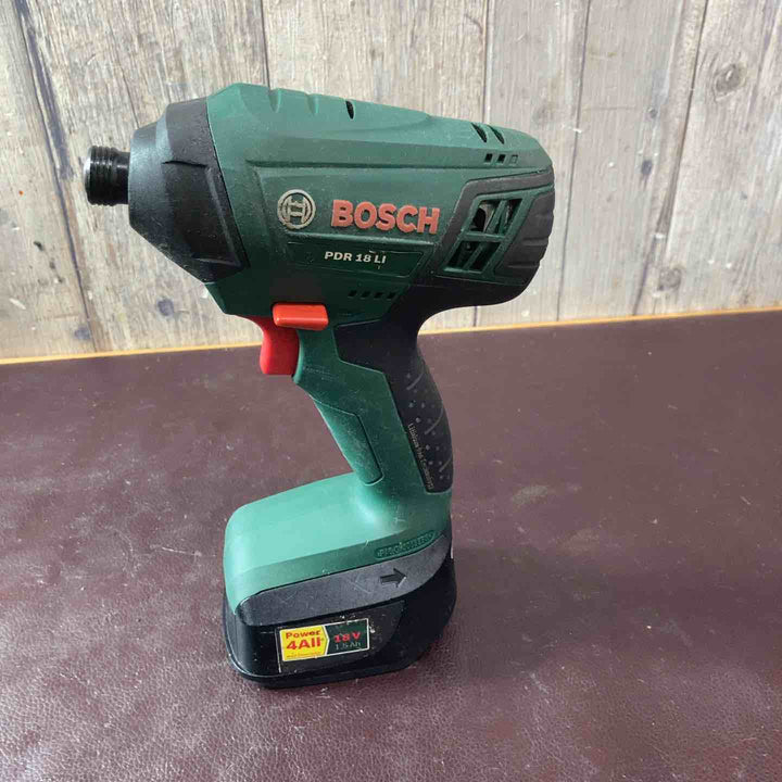 【中古品】BOSCH(ボッシュ) 18Vバッテリーインパクトドライバー PDR18LIN フルセット+バッテリー1個付属【東大和店】