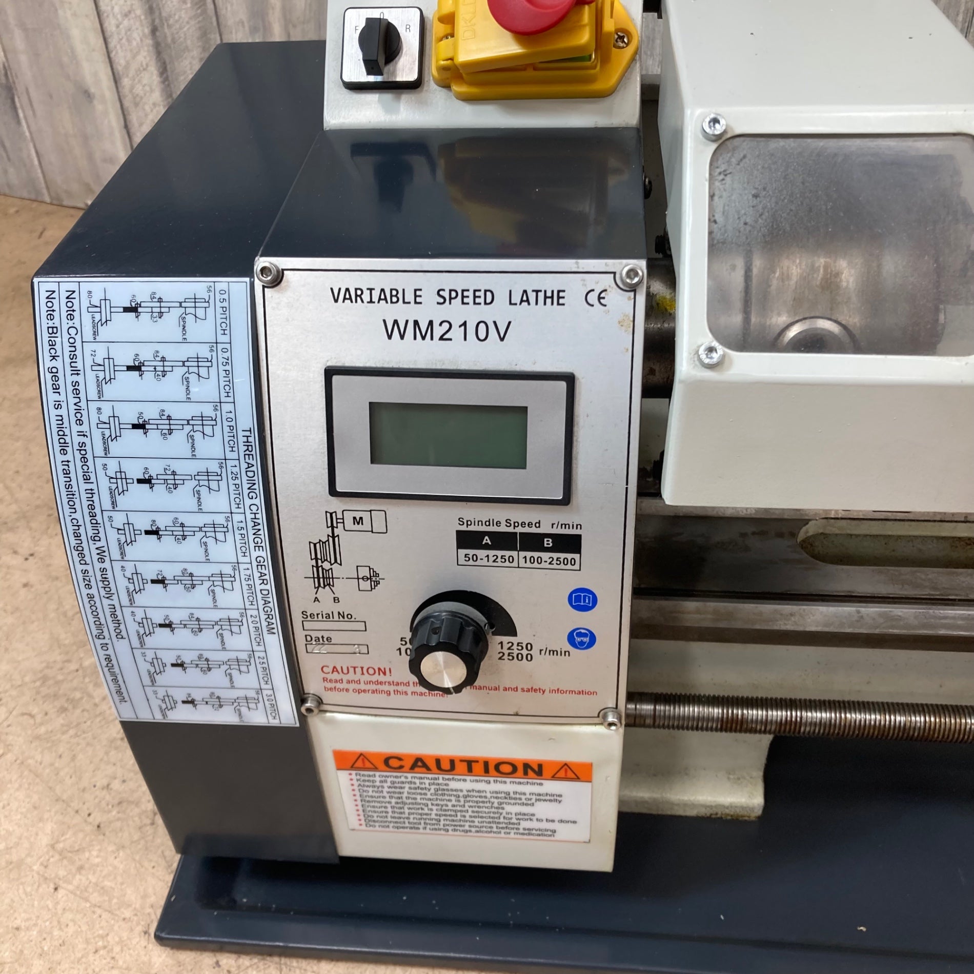 脚用美容機器❗️最終値下げ❗️ 中古品/店頭受取り限定】VARIABLE SPEED LATHE 小型卓上旋盤