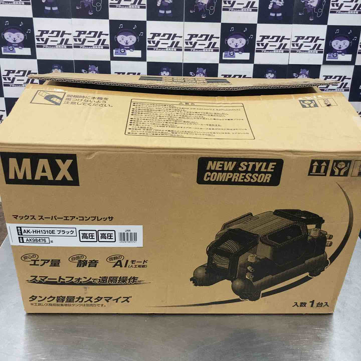 未使用品★マックス(MAX) エアコンプレッサー AK-HH1310E_ブラック【所沢店】