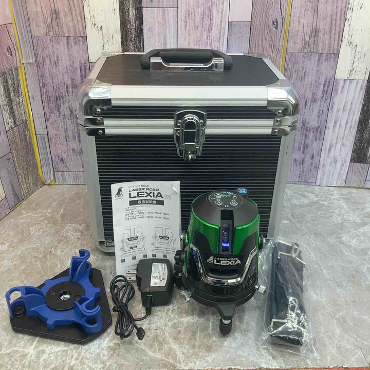 ◇シンワ測定 グリーンレーザー墨出し器 LEXIA21 レーザーロボ 70841 レクシア 21【八潮店】