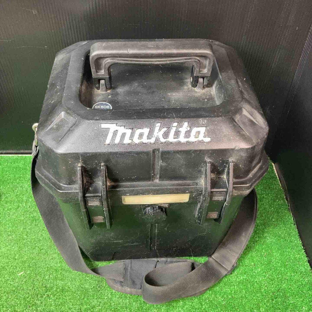 【中古品】◇マキタ(makita) フルライン 追尾 コードレスレーザー墨出し器 SK506GDZN (SK506GDN) ※足に破損箇所有り※【岩槻店】