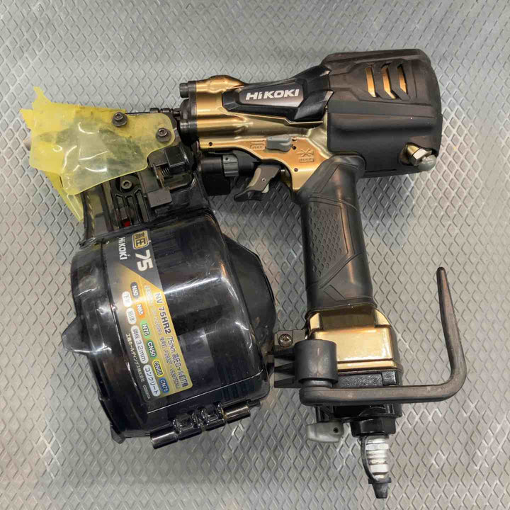 【中古品】ハイコーキ(HIKOKI ※旧:日立工機) 高圧エア釘打ち機 NV75HR2(S)【所沢店】