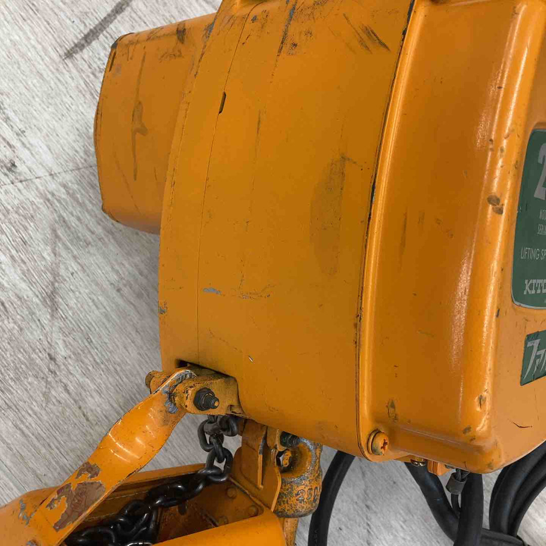キトー(KITO) 電動ウインチ(チェーン) EF2E-209 ファルコン 荷重250kg 抑揚3m【川越店】