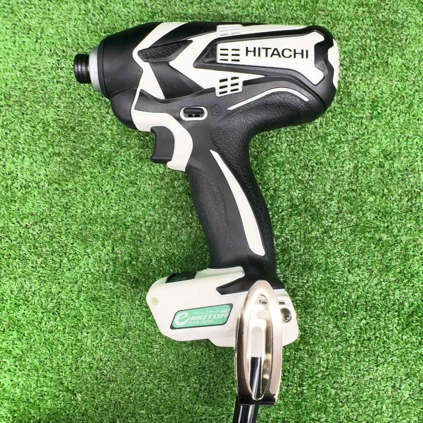 美品】 日立 100V インパクトドライバー WH12VE 限定色 ホワイト