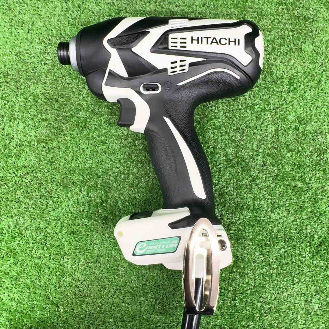 【美品】 日立 100V インパクトドライバー WH12VE 限定色 ホワイト 【桶川店】