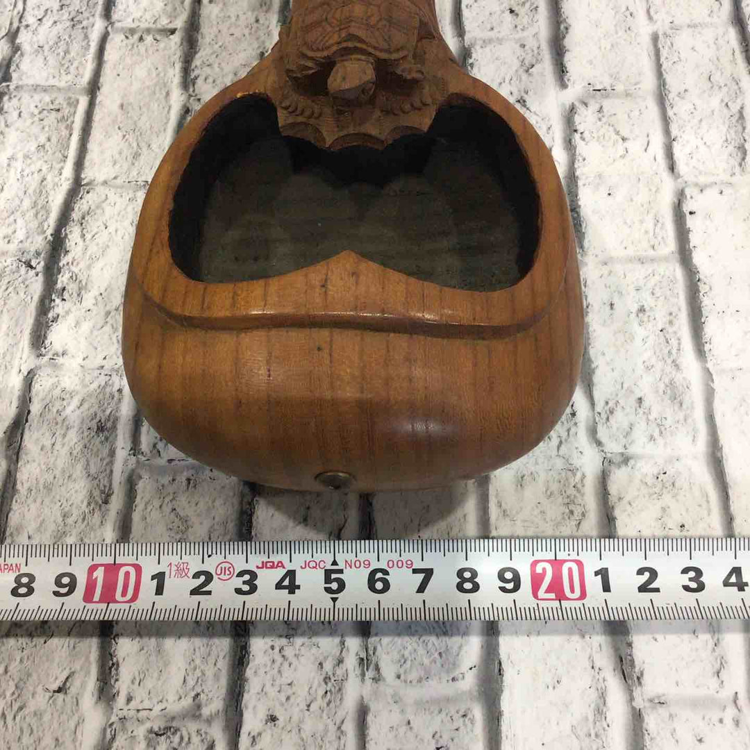 墨つぼ 墨壷 坪新 亀彫刻 255m/m 【川口店】