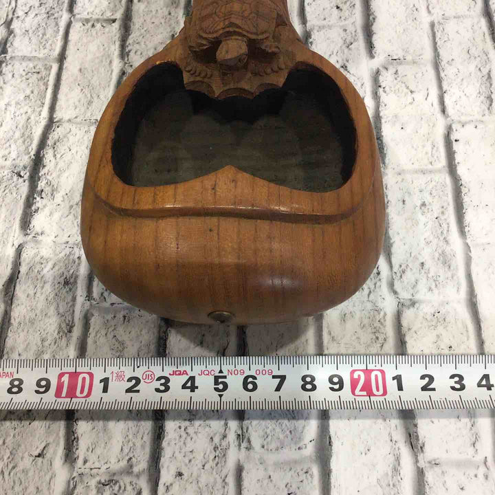 墨つぼ 墨壷 坪新 亀彫刻 255m/m 【川口店】