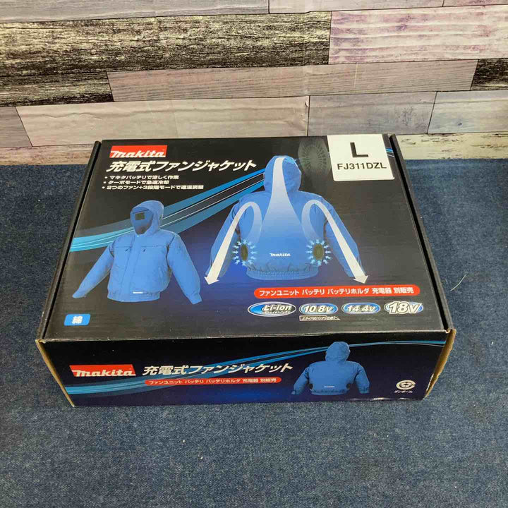 ◇マキタ(Makita) 充電式ファンジャケットLサイズ (フード付) FJ311DZL【八潮店】