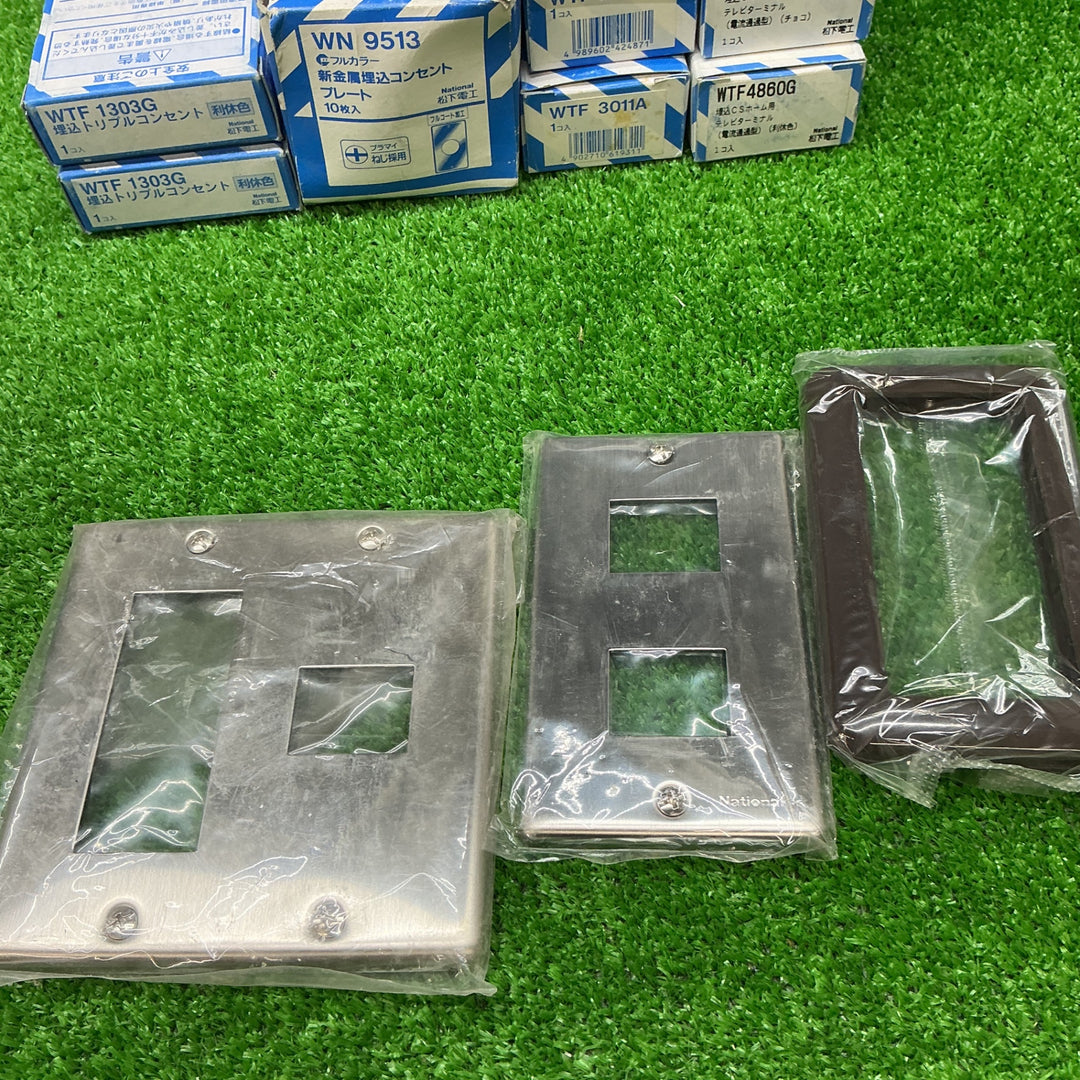 ナショナル WT6101G WN9513 WTF1302A WTF10025G 約120個 プレート コンセント まとめ セット 大量