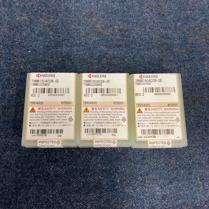 京セラ チップ TNMM160402M-SE KPD001 3個セット【八潮店】