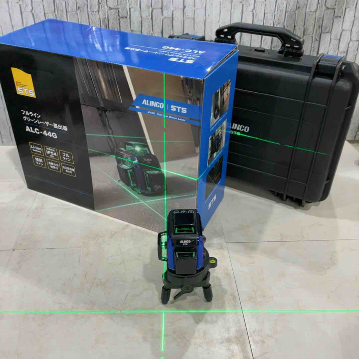 ◇STS(ALINCO) フルライングリーンレーザー墨出し器 ALC-44G【川口店】