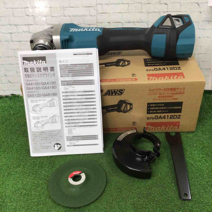★マキタ(makita) 100mmコードレスディスクグラインダ GA412DZ【町田店】