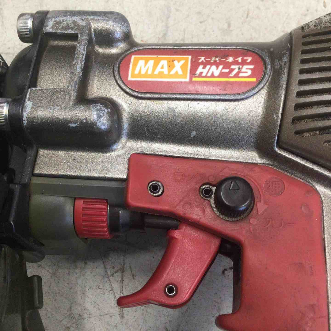 【現状品】 マックス/MAX 高圧エア釘打ち機  HN-75 【鴻巣店】