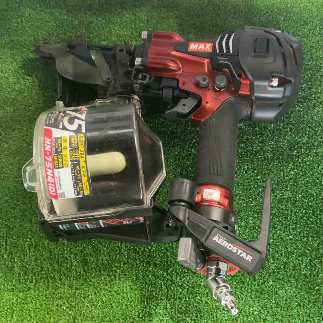 ★マックス(MAX) 高圧エア釘打ち機 HN-75N4(D)-R【草加店】