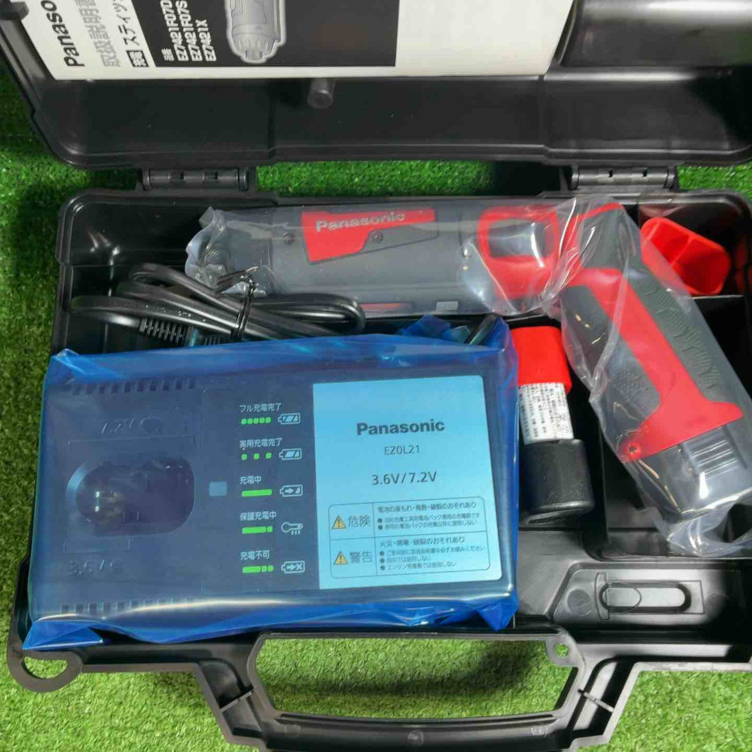 【未使用品】 パナソニック EZ7421F07D-R 赤/フルセット 7.2V 充電スティックドリルドライバー 【藤沢店】