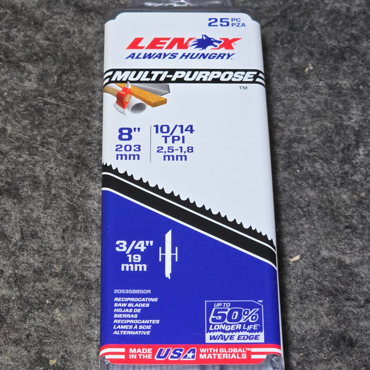 【未使用品】レノックス(LENOX) 200mm セーバーソーブレード 25枚入 20535B850R【桶川店】