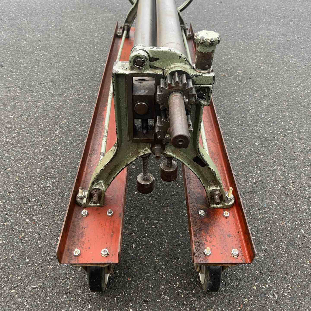 【店頭受取り限定】メーカー・型式不明 手動式三本ロールベンダー ロール幅約1000mm【岩槻店】