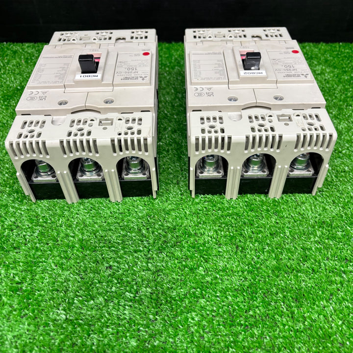 【未使用保管品】三菱電機 ノーヒューズ遮断器 NF250-CV 3P 200A×2点※１度取り付け※【電材館越谷店】