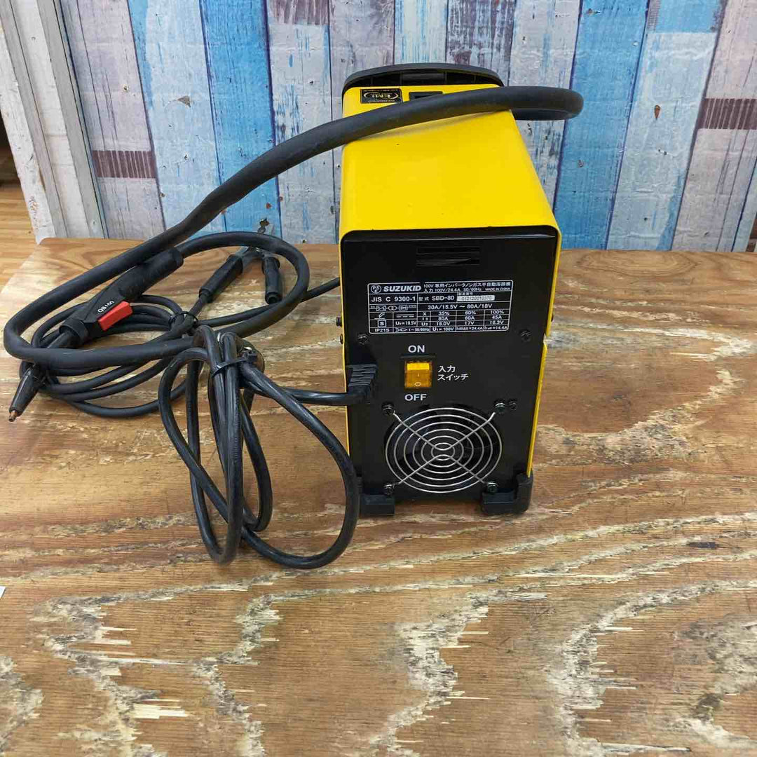 ◇スター電器製造(SUZUKID) インバータノンガス半自動溶接機 SBD-80 Buddy80【柏店】