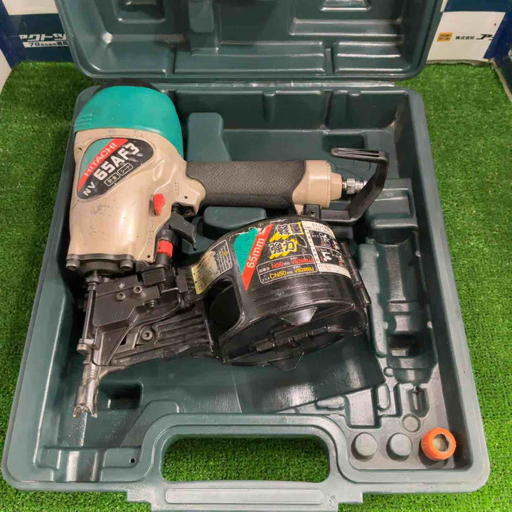 ★ハイコーキ(HIKOKI ※旧:日立工機) 常圧エア釘打ち機 NV65AF3【草加店】