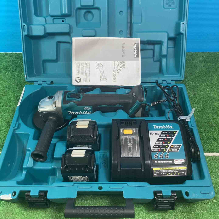 ★マキタ(makita) 100mmコードレスディスクグラインダ GA404DRGXN【岩槻店】