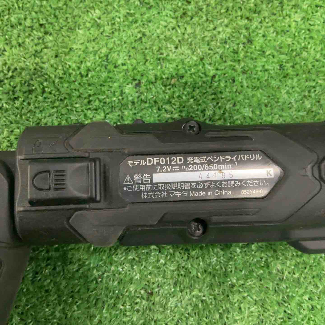 ★マキタ(makita) コードレスドリルドライバー DF012DSHXB 7.2V 動作確認済【川口店】