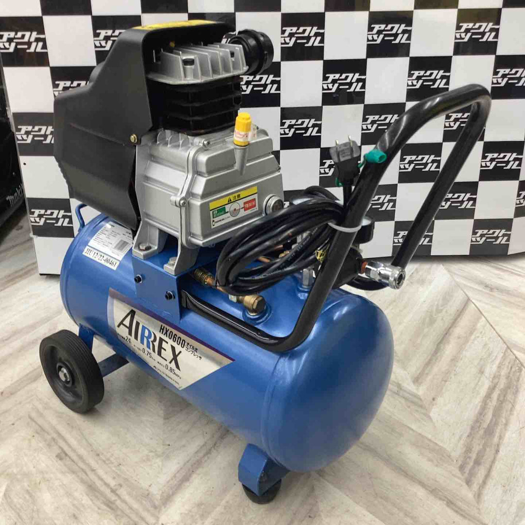 AIRREX アネスト岩田 HX0600 エアコンプレッサー 塗装 タイヤ交換 エアブロー エアネーラ インパクトレンチ 【越谷店】
