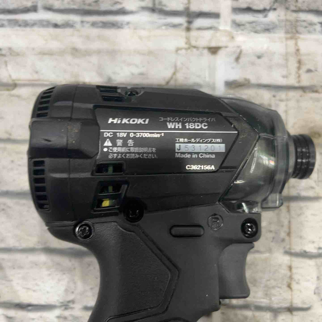 ☆ハイコーキ(HIKOKI ※旧:日立工機) コードレスインパクトドライバー WH18DC(XCB)【川口店】
