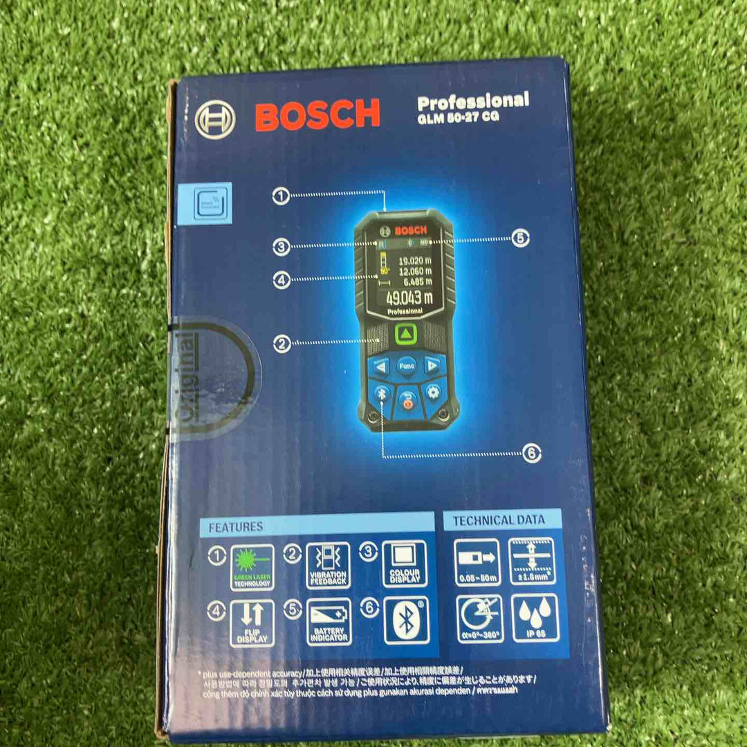 ◇ボッシュ(BOSCH) グリーンレーザー距離計 GLM50-27CG【川崎店】