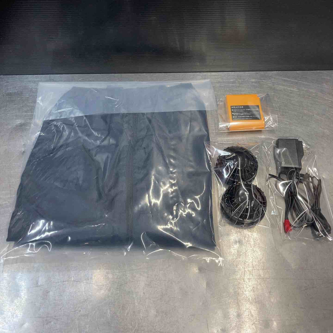 【中古美品】 山善 クールボーイ 空調服 ファン付きウェア Lサイズ 長袖 バッテリー・ファン付き 空調ウェア 空調着 ジャンパー 【東大和店】