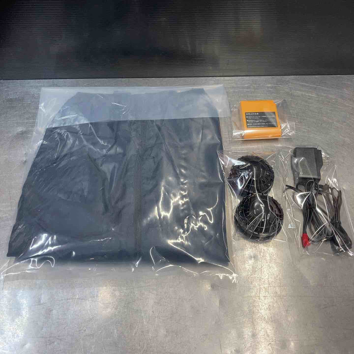 【中古美品】 山善 クールボーイ 空調服 ファン付きウェア Lサイズ 長袖 バッテリー・ファン付き 空調ウェア 空調着 ジャンパー 【東大和店】