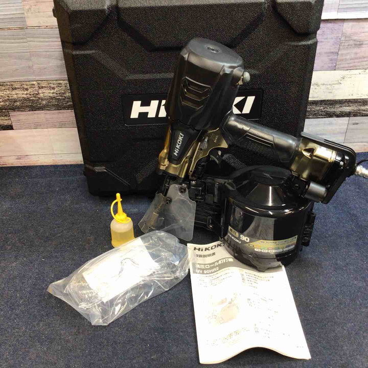 【未使用品】★ハイコーキ HIKOKI 90mm 高圧エア釘打ち機 NV90HR2(S)【八潮店】