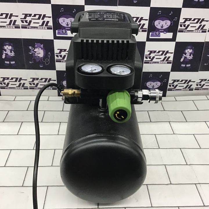 〇ミナトワークス(MINATO WORKS) オイルレス型エアーコンプレッサー (100V/タンク容量8L) CP-8A【所沢店】