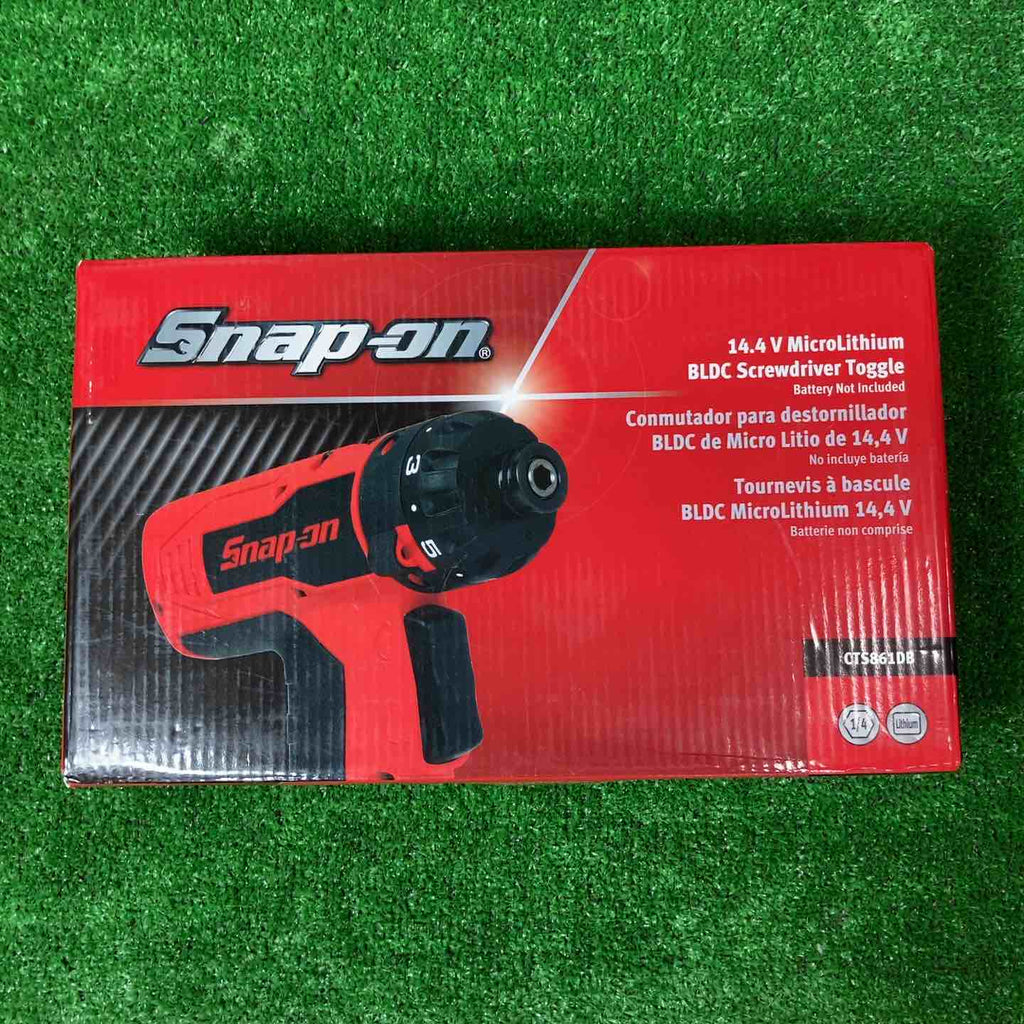 Snap-on/スナップオン　CTSJ661/コードレススクリュードライバー＋CTL761/コードレスワークライト＋7.2V バッテリー×2個＋充電器付き 〇スナップオン/Snap-on コードレススクリュードライバー CTS861GDB