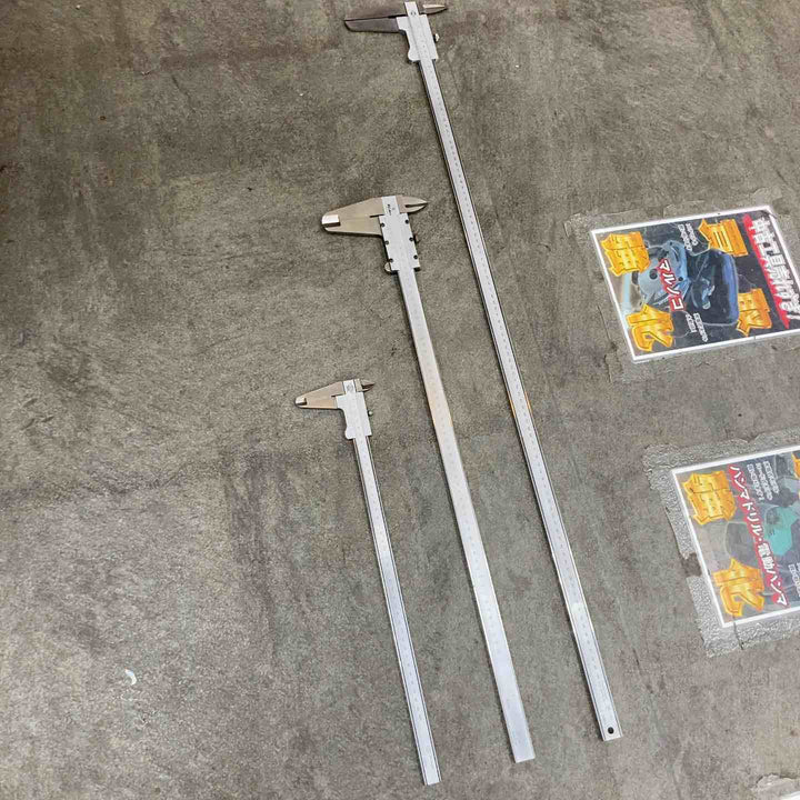 ノギス KANON 400m/MITUTOYO600 mm/MATSUI 1000mm セット