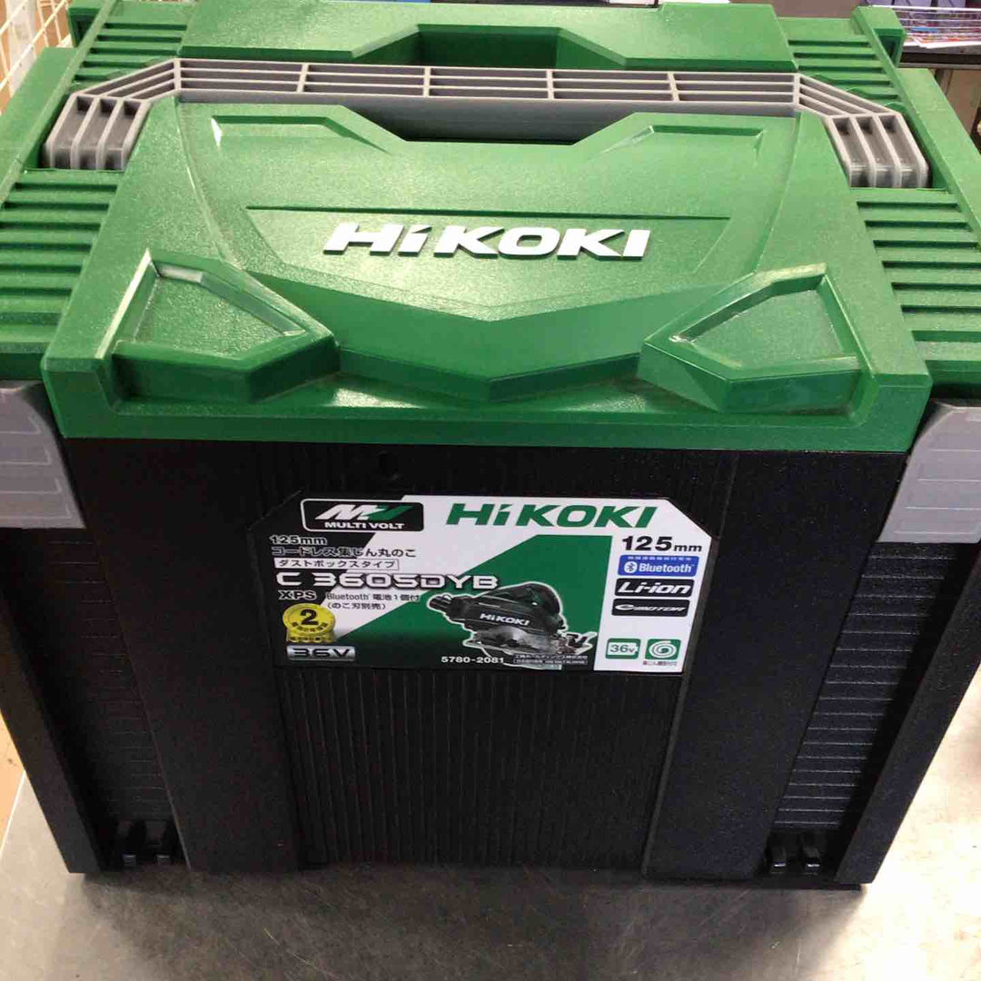 【未使用】HiKOKI(ハイコーキ) 旧日立工機 36V マルチボルト コードレス 集塵丸のこ のこ刃別売り C3605DYB(XPS)【草加店】