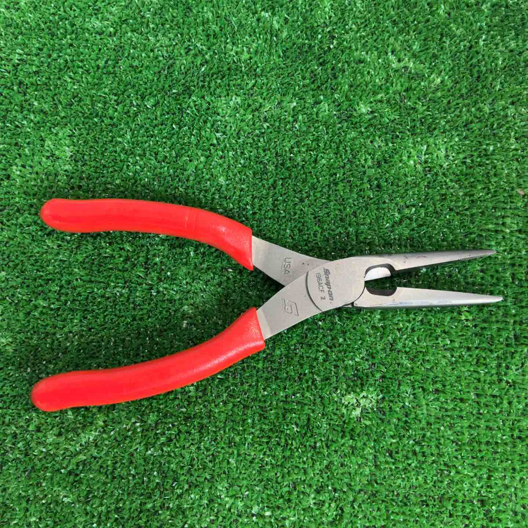 スナップオン(Snap-on) ロングノーズプライヤー 196ACF【草加店】