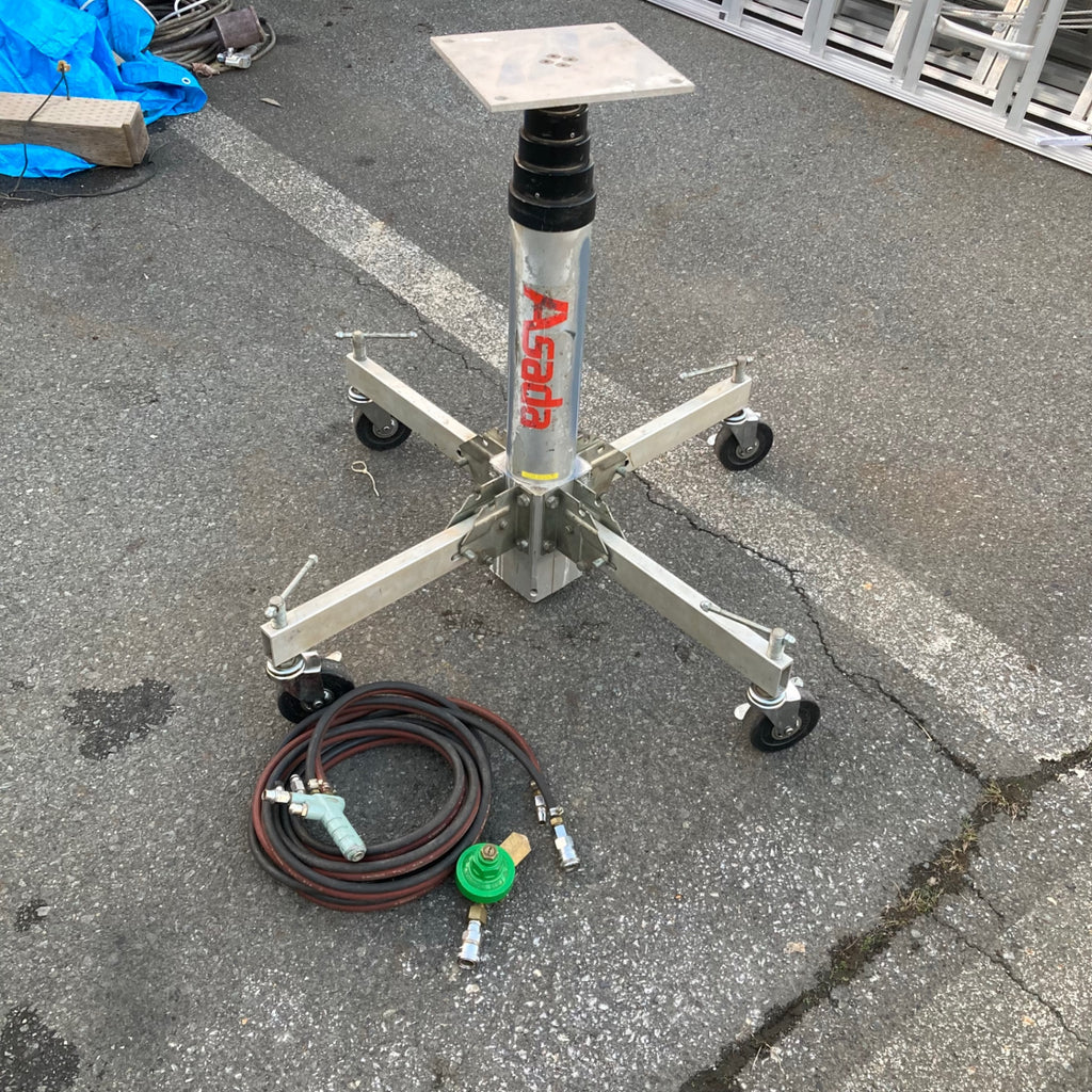 【引取限定】アサダ Asada G40V 気圧アッパー 気圧リフター エアコンプレッサー付 【中古】 引取限定】アサダ Asada G40V 気圧アッパー 気圧リフター エア