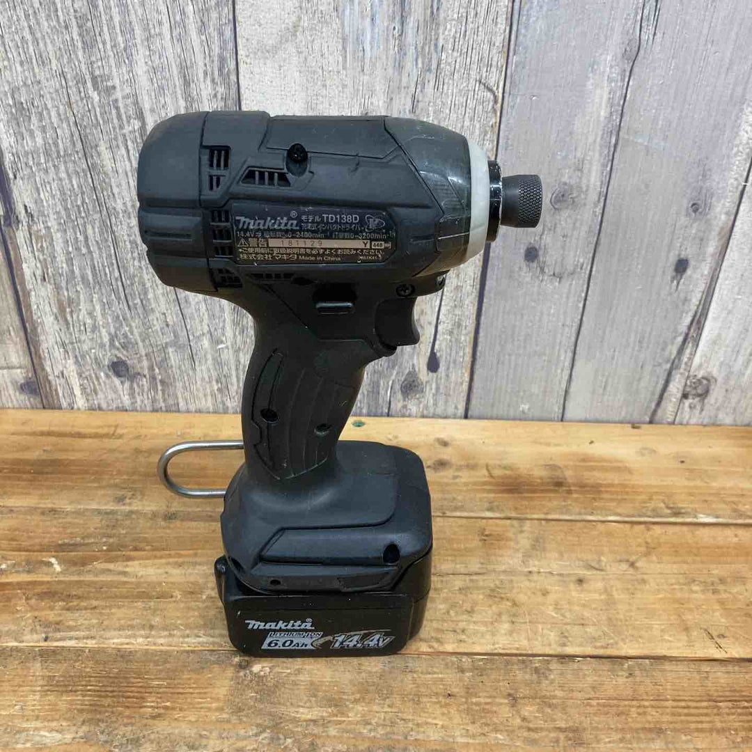 【中古品】 マキタ(makita) コードレスインパクトドライバー TD138DRFXB 14.4V 【東大和店】