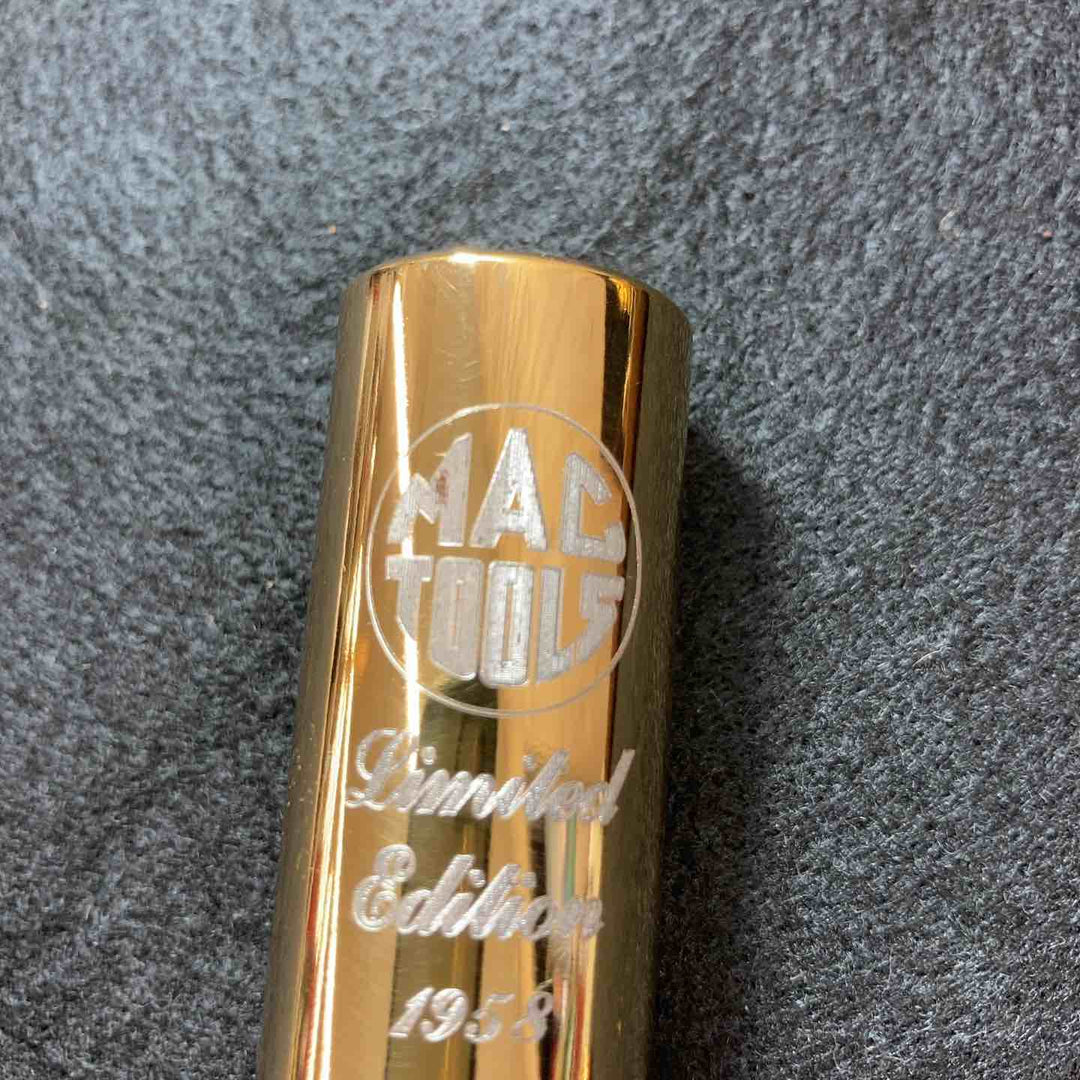 【中古美品】 マックツール(MACTOOLS) 24ｋソケットセット 60周年記念 1999年 GOLD 未使用長期保管品 【東大和店】