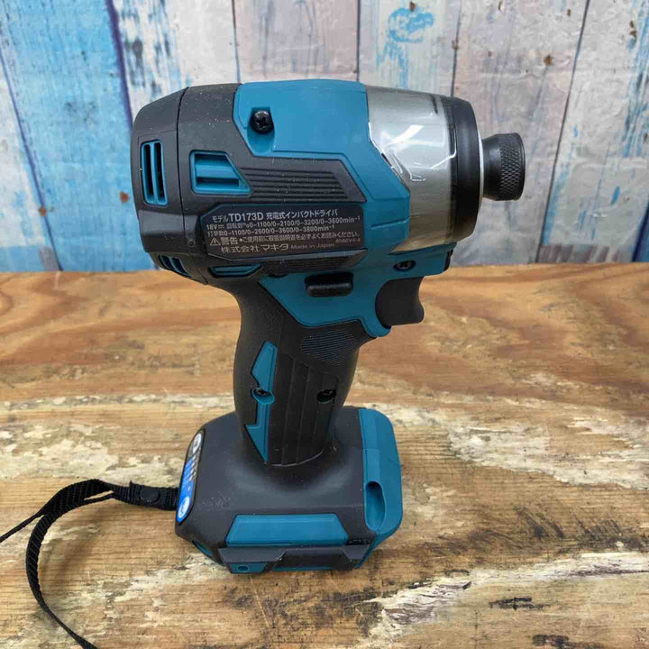 【未使用品】★マキタ(makita) コードレスインパクトドライバー TD173DZ 18V 本体のみ 青【柏店】