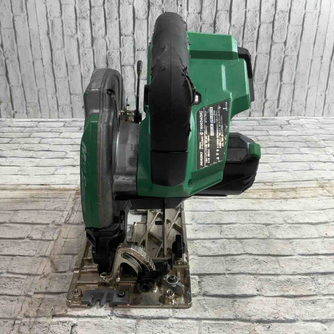 ★ハイコーキ(HIKOKI ※旧:日立工機) コードレス丸のこ C3606DA(SK)(NN)【川口店】