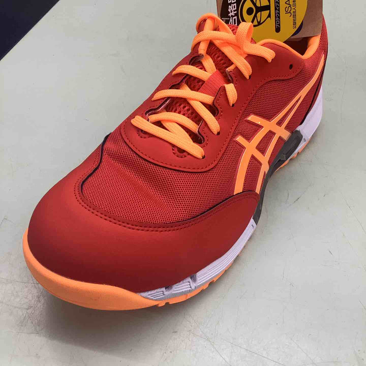 ◇[アシックスワーキング] 安全靴/作業靴 ウィンジョブ CP212 AC JSAA A種先芯 耐滑ソール fuzeGEL搭載 メンズ エレクトリックレッド/オレンジポップ 27.0 cm 3E【越谷店】