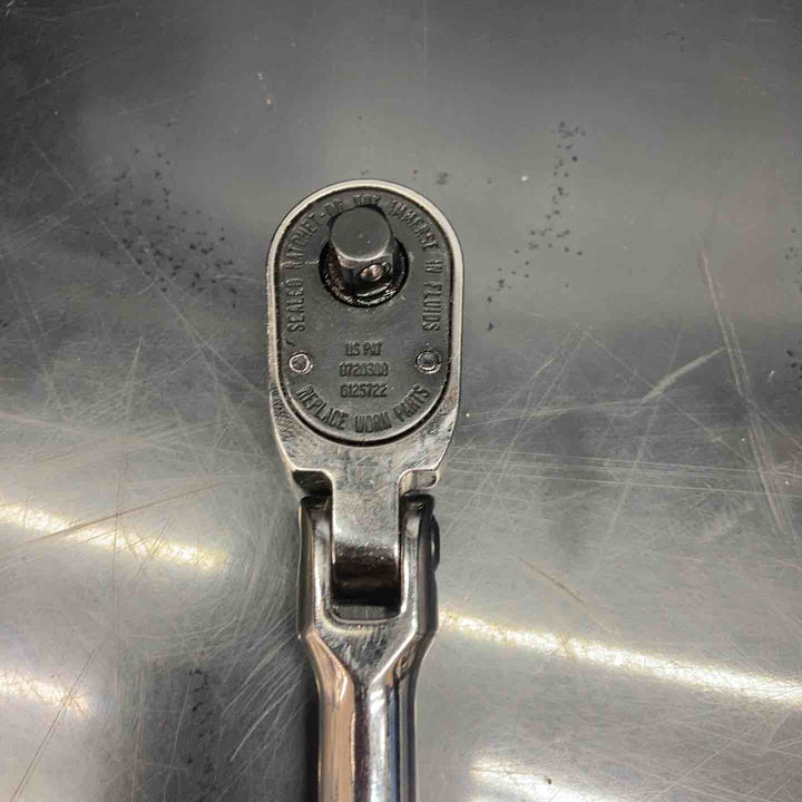 スナップオン(Snap-on) 1/4"エクストラロング フレキシブルラチェットハンドル THLLFD72 イエロー【川越店】