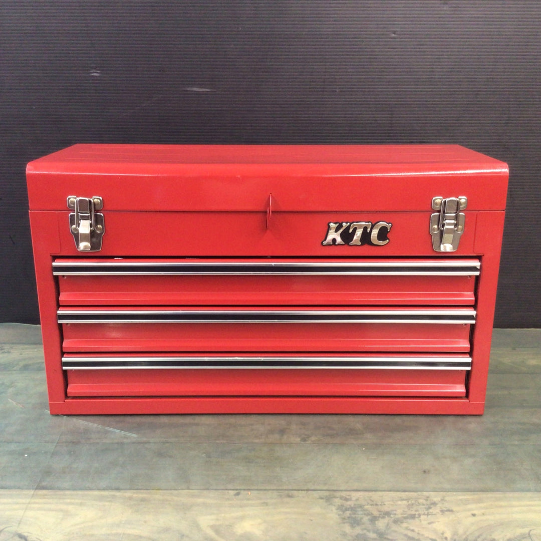 〇KTC(ケーテーシー) チェスト (3段3引出し) ソリッドレッド SKX0213 【東大和店】