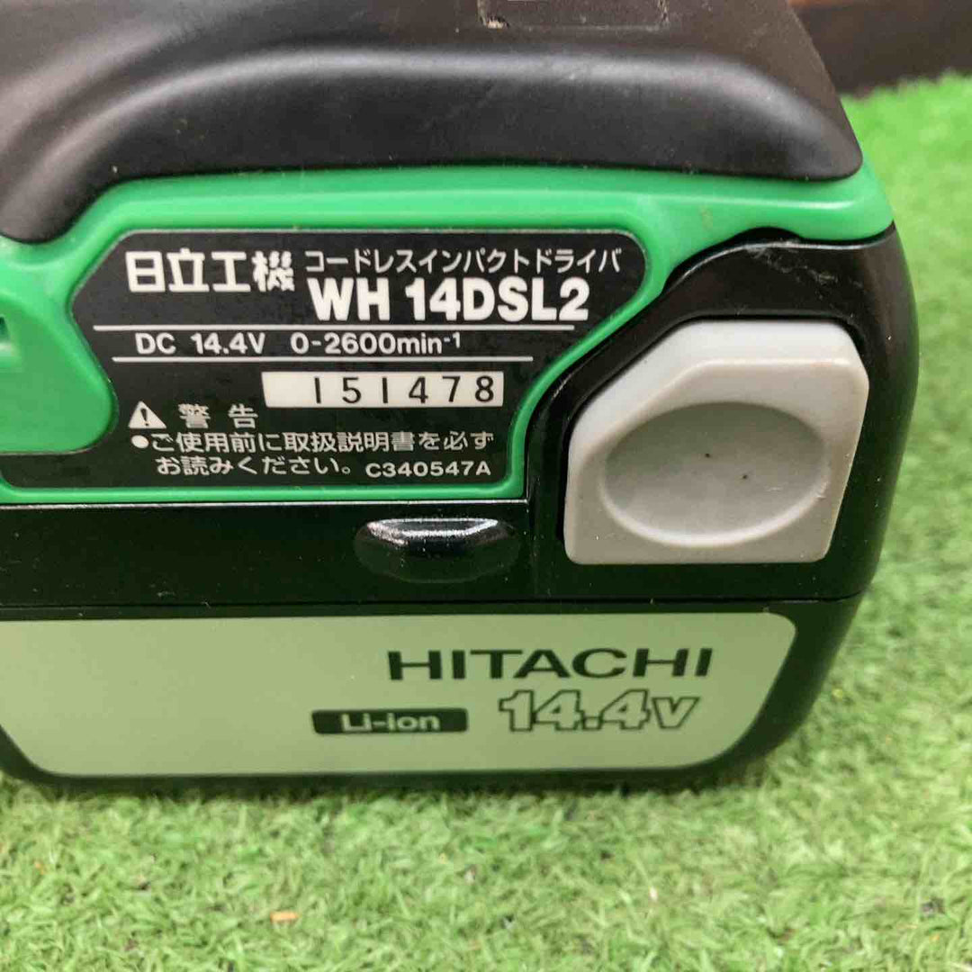 ハイコーキ(HIKOKI ※旧:日立工機) コードレスインパクトドライバ WH14DSL2(NN)本体のみ【川越店】